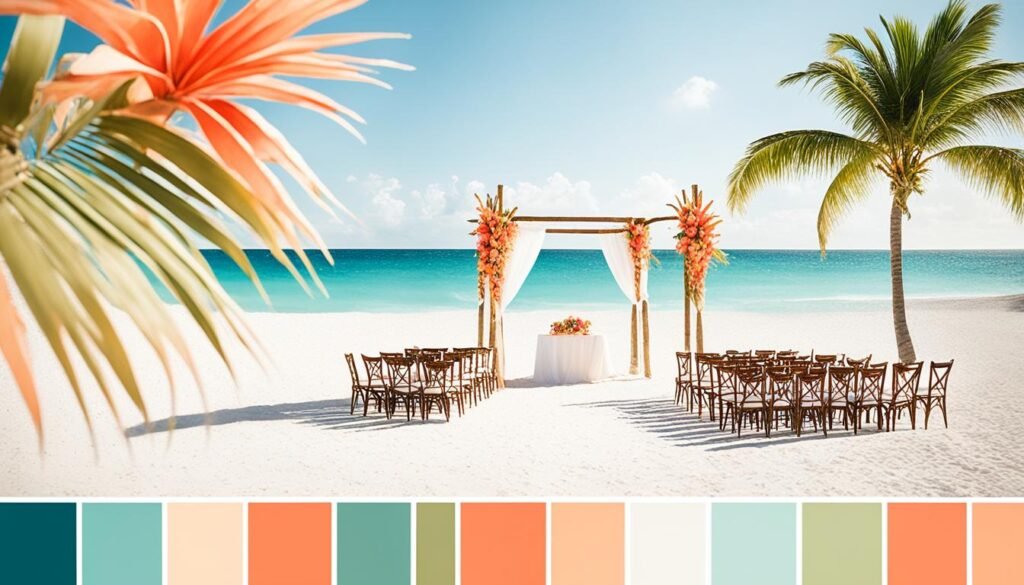 Beach Wedding Colors