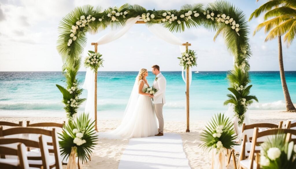 Beachside Decor for Weddings in Punta Cana