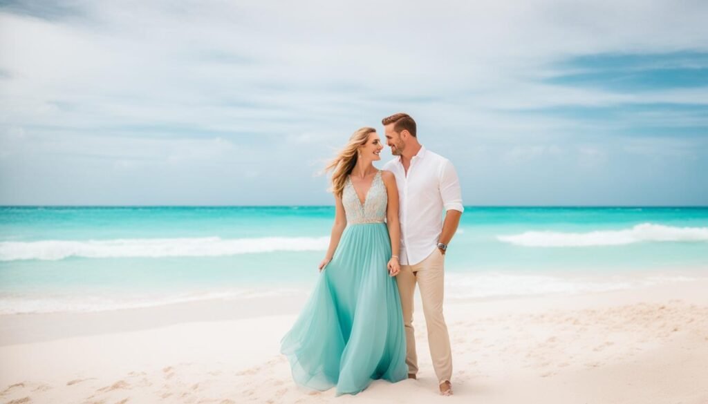 Best color combinations for Punta Cana beach weddings