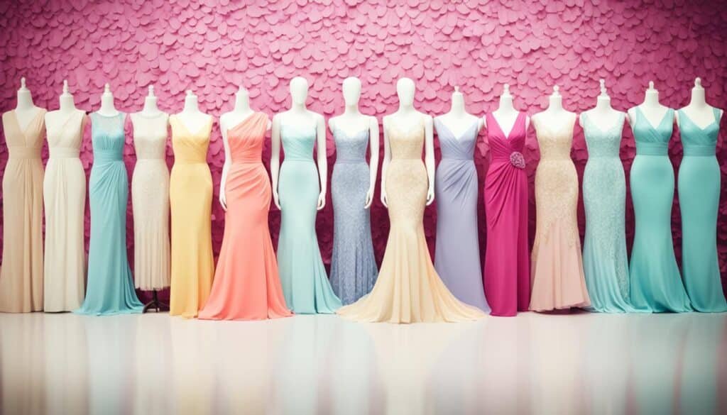 Different Styles of Bridesmaids' Dresses