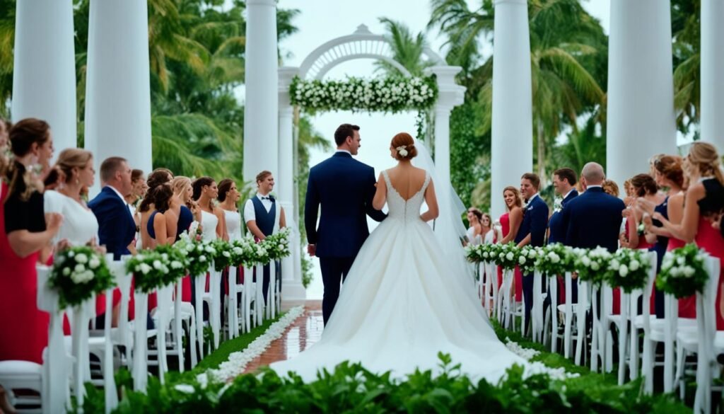Elegant Ceremony at Majestic Colonial