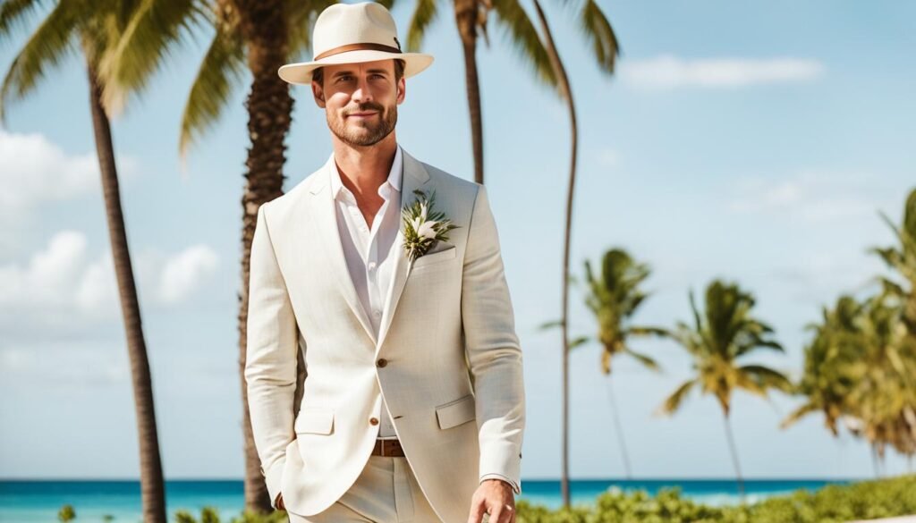 Groom Attire for Beach Weddings