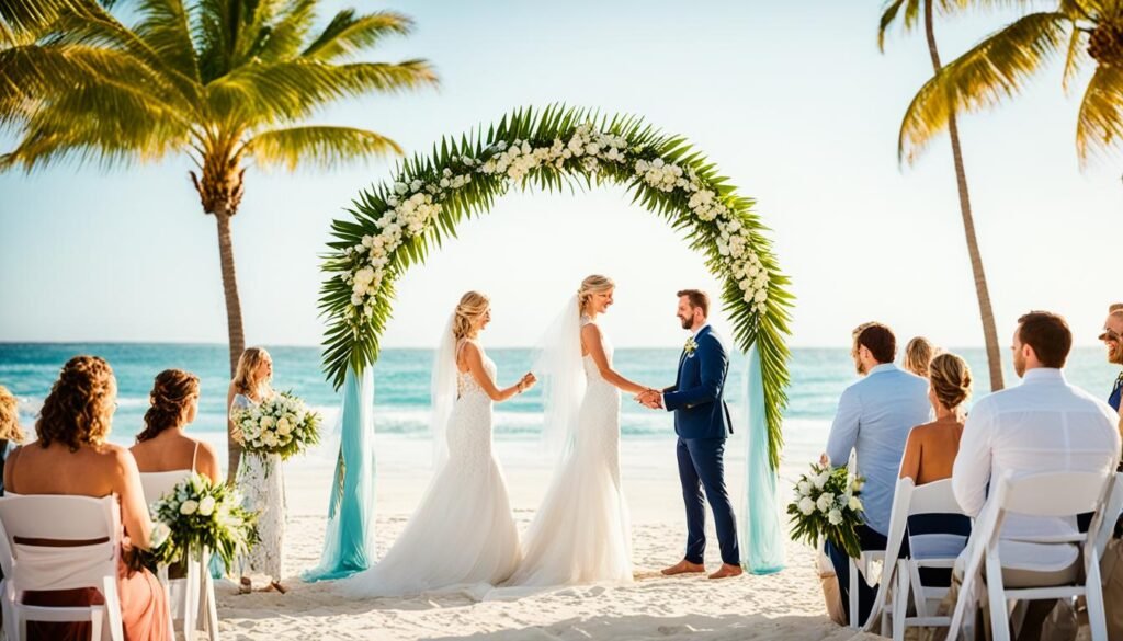 Professional wedding planning at Kukua Beach Club