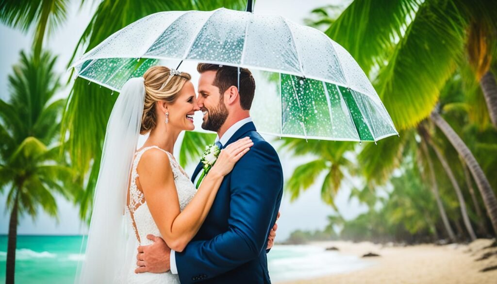 Rainy Wedding Day