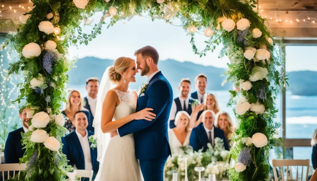 Rustic Wedding at Jellyfish Restaurant