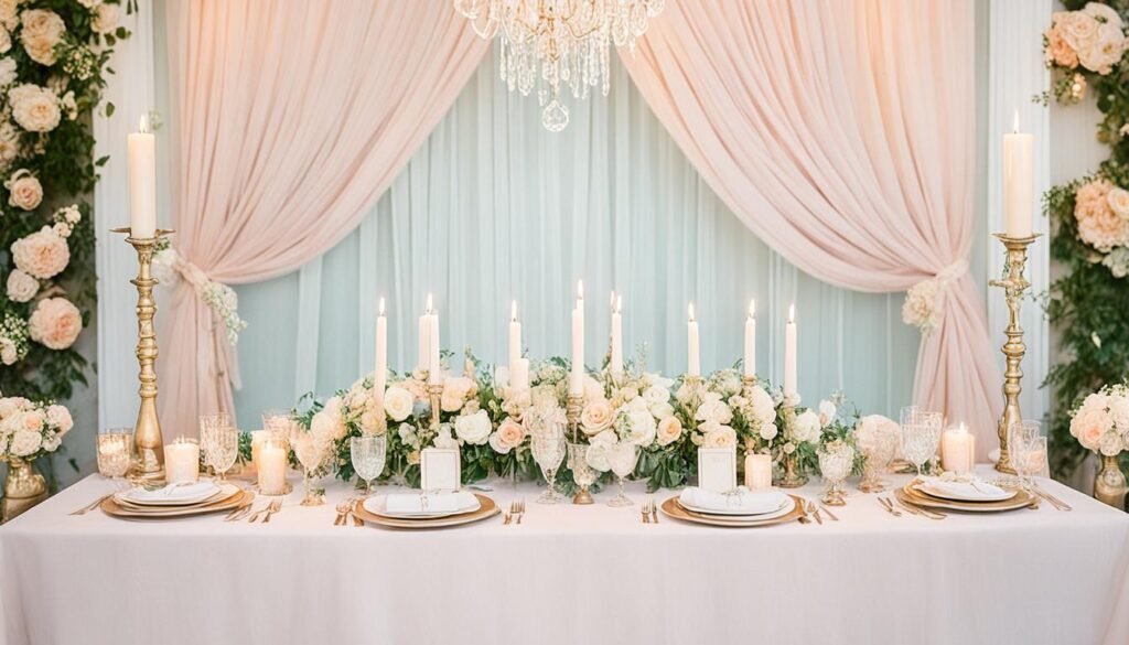 Sweetheart Table Decor