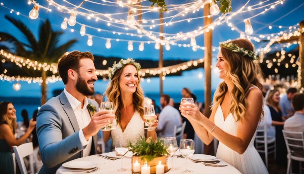 Wedding Reception at Jellyfish Restaurant