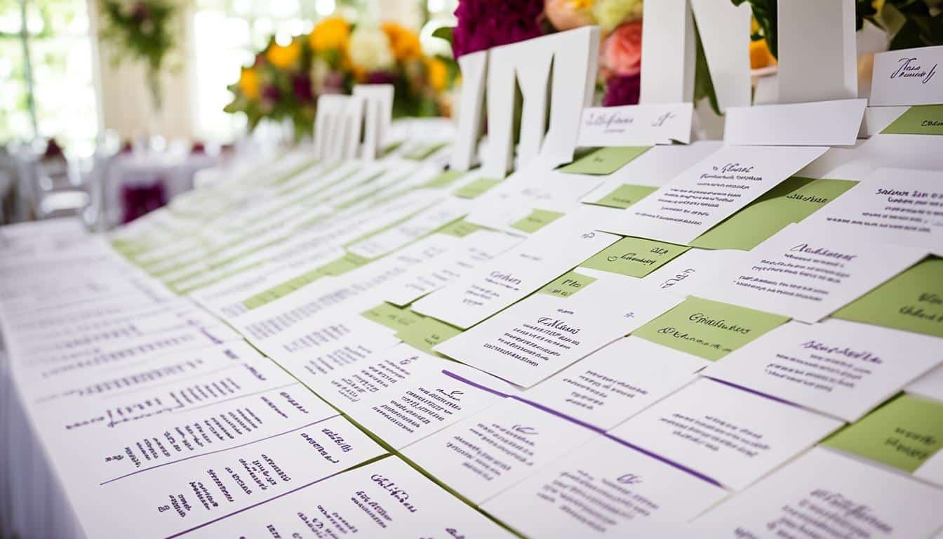 Wedding Seating Chart