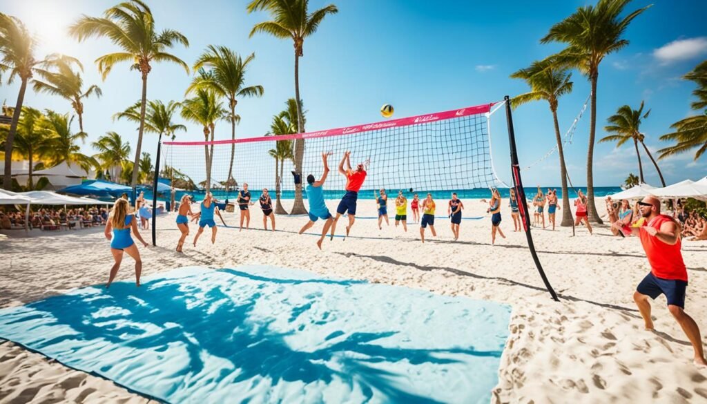 beach activities at Dreams Palm Beach