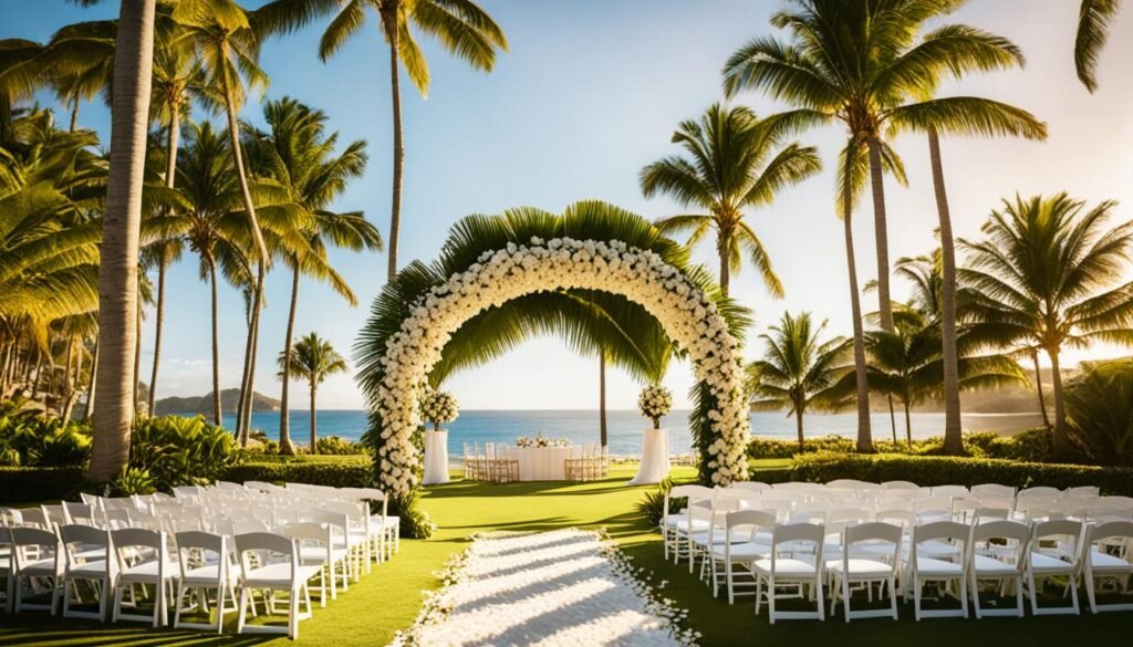 beach wedding venue