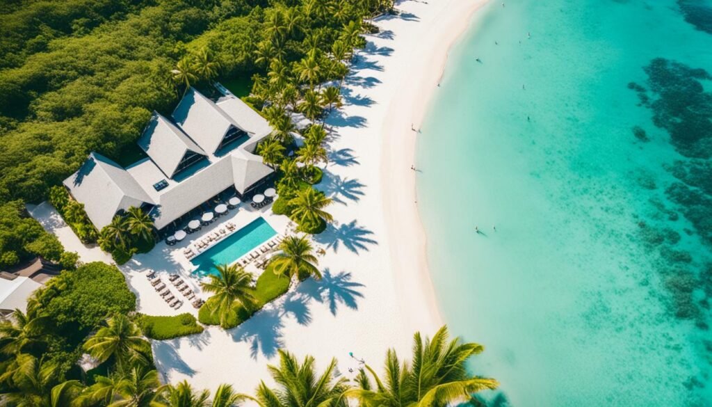 beachfront location Kukua Beach Club