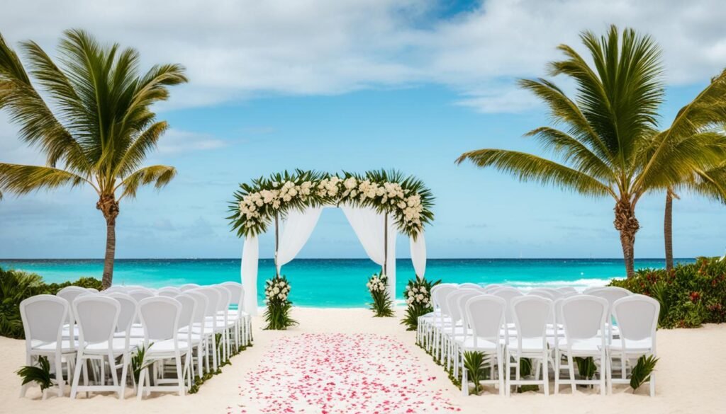 beachfront location in Punta Cana