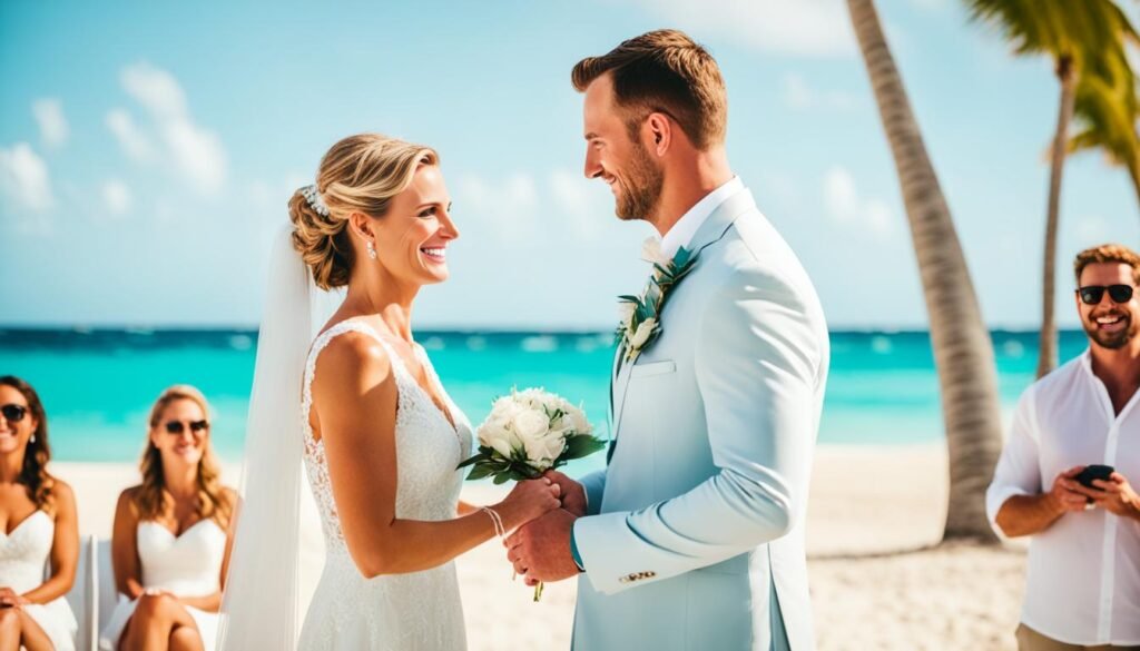 beachfront wedding in Punta Cana