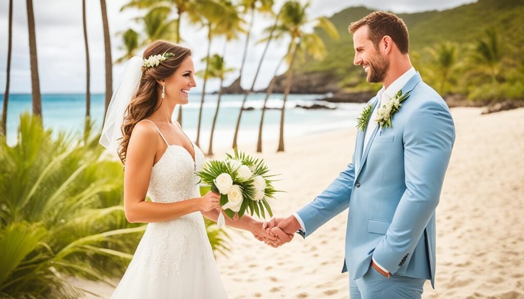 customizable wedding packages at Kukua Beach Club