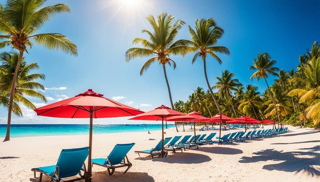 exclusive beach access at Club Med Punta Cana