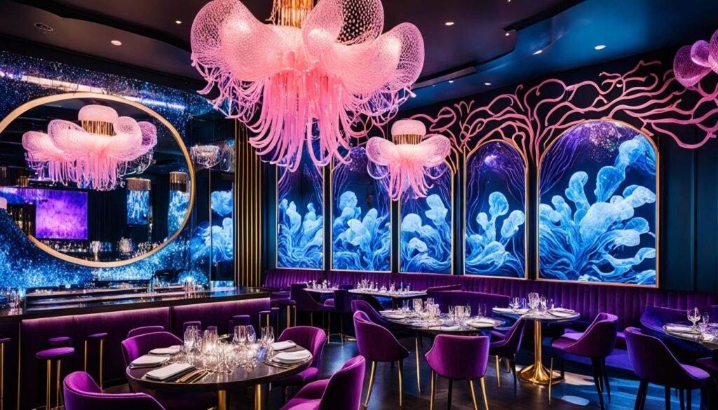 photography opportunities at Glam Jellyfish Restaurant
