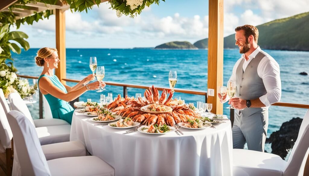 seafood delights at your wedding