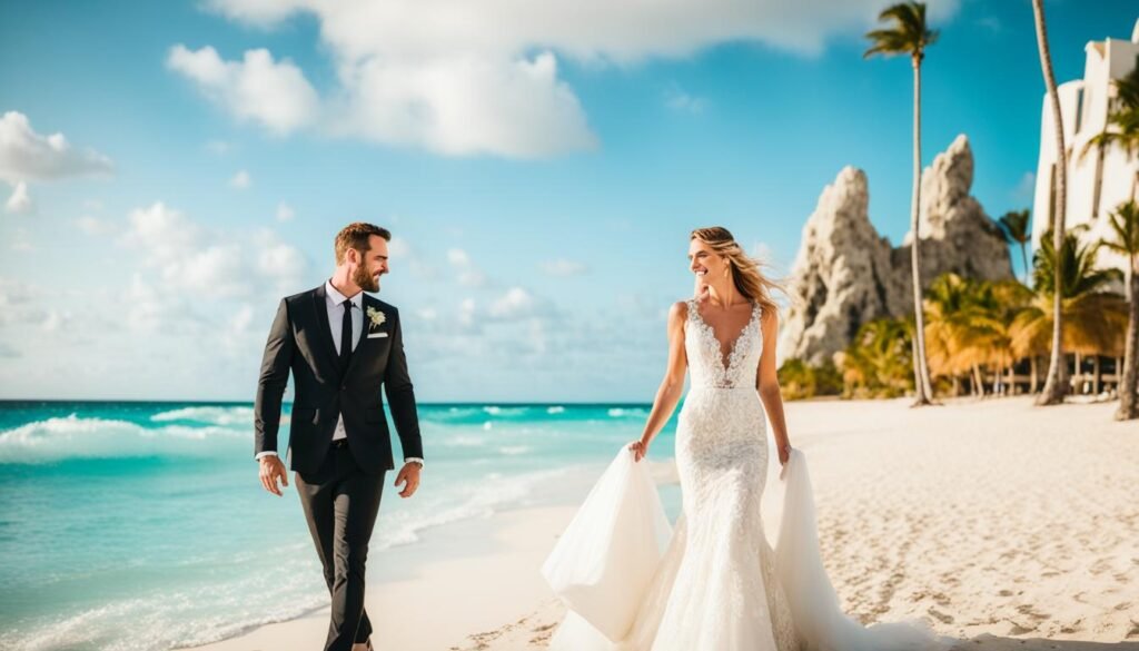 wedding ceremony at Hard Rock Punta Cana