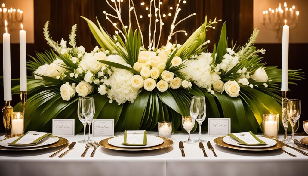 wedding menu Santo Domingo