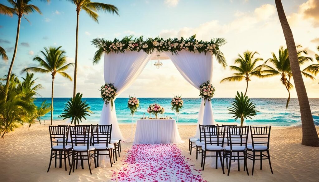 wedding packages at Dreams Punta Cana