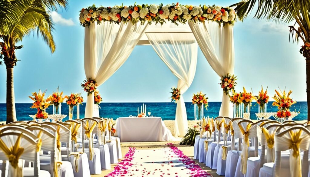 wedding packages at Dreams Royal Beach