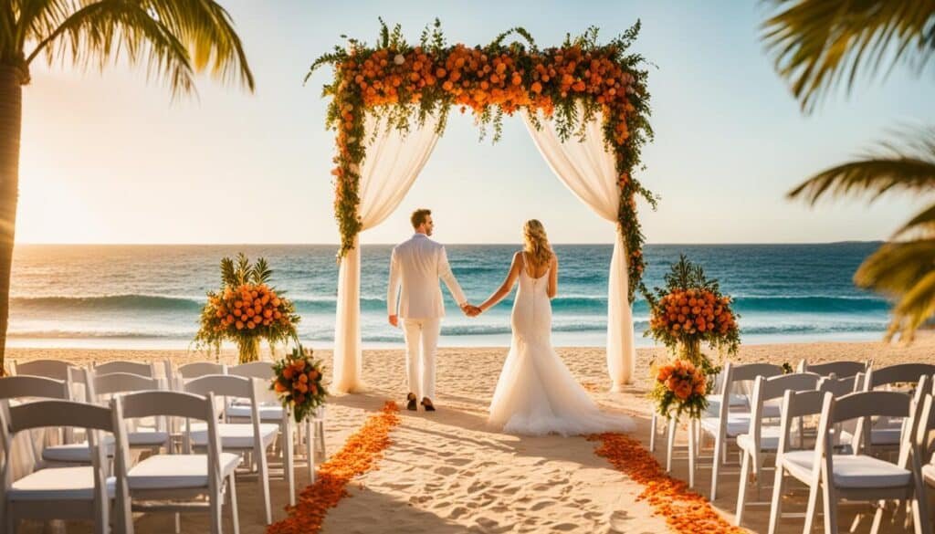 wedding packages at Kukua Beach Club