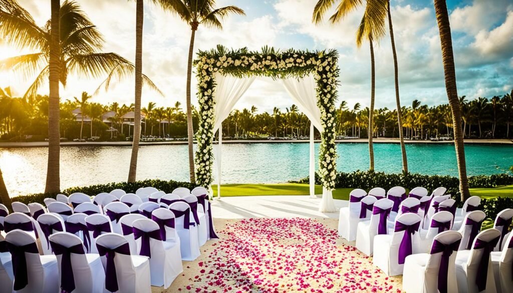 wedding venues at Dreams Palm Beach